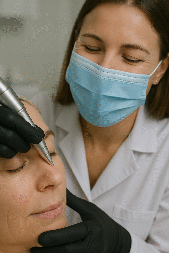 Aplicacao de MMP - microinfusao de medicação percutânea
